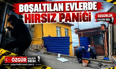 Zonguldak'ta Tahliye Edilen Evler İçin Sıkı Güvenlik Önlemleri