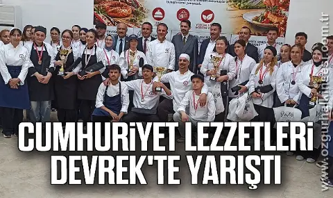 Cumhuriyet lezzetleri Devrek'te yarıştı
