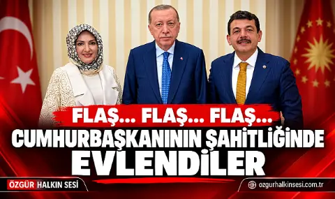 Muammer ve Pamuk Avcı Çiftinin Nikah Şahidi Cumhurbaşkanı Erdoğan Oldu