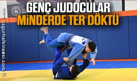 Genç Judocular Minderde Ter Döktü