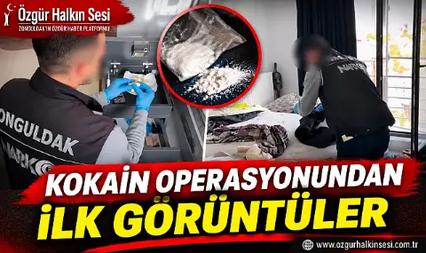 Kokain Operasyonundan İlk Görüntüler