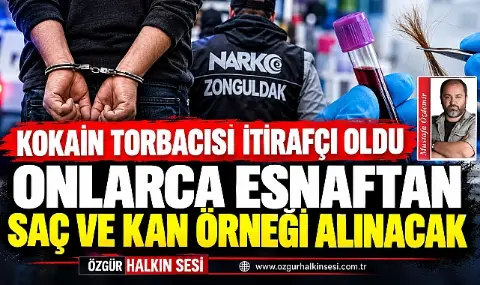 Kokain torbacısı itirafçı oldu: ONLARCA ESNAFTAN SAÇ VE KAN ÖRNEĞİ ALINACAK