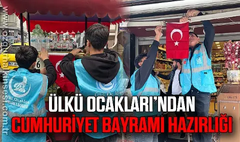 ülkü Ocakları’ndan Cumhuriyet Bayramı Hazırlığı