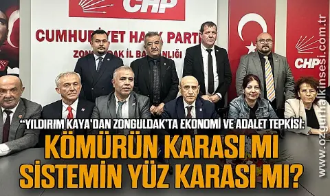 Yıldırım Kaya'dan Zonguldak’ta Ekonomi Ve Adalet Tepkisi: “kömürün Karası Mı, Sistemin Yüz Karası Mı?”