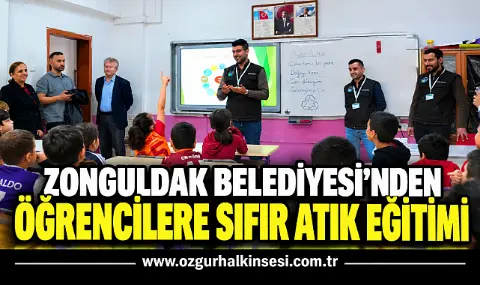 Zonguldak Belediyesi’nden öğrencilere Sıfır Atık Eğitimi