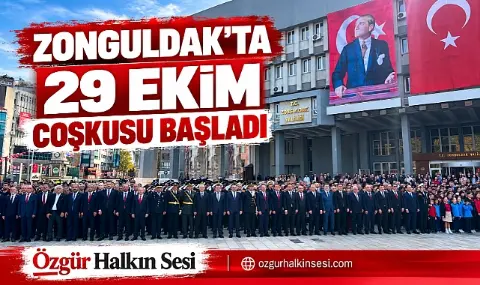 Zonguldak'ta 103. Yıl Coşkusu: Atatürk Anıtı'na Çelenk Sunuldu