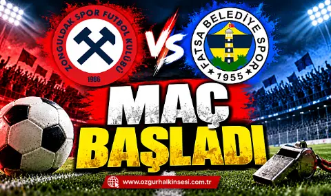 Zonguldakspor-fatsa Belediyespor Maçı Başladı!