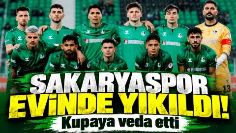 Sakaryaspor evinde yıkıldı!