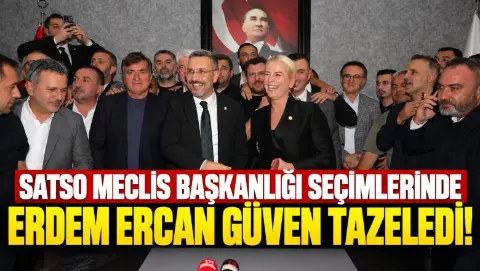 SATSO Meclis Başkanlığı seçimini Erdem Ercan kazandı