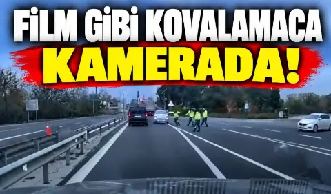 Trafiği birbirine katan uyuşturucu kuryesi film gibi kovalamaca ile yakalandı