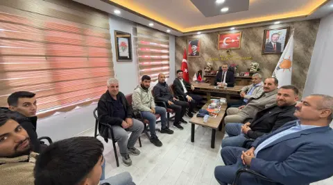 Saadet Partisi İlçe Başkanı Çiftel’den AK Parti Siverek’e Ziyaret
