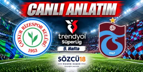 Çaykur Rizespor 1-0 Trabzonspor / CANLI ANLATIM