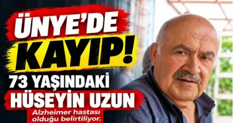 Ünye’de Kayıp Hüseyin Uzun İçin Arama Çalışmaları 3. Gününde