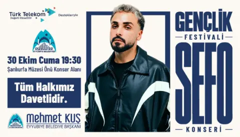 Sefo, Eyyübiye’de Şanlıurfalılarla buluşacak