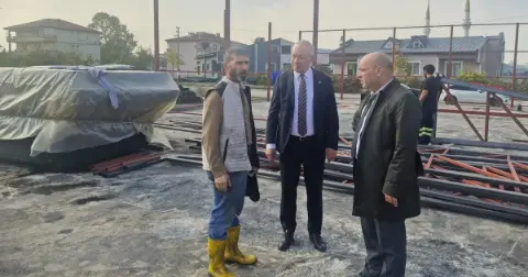 YTSO Başkanı Demiryürek ve Meclis Başkanı Gençer’den geçmiş olsun ziyareti