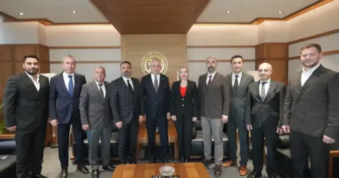 Uzmanlar Koleji'nden Demiryürek ve Gencer’e tebrik ziyareti