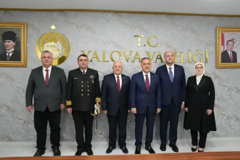 Yalova protokolü tebrikat töreninde bir araya geldi