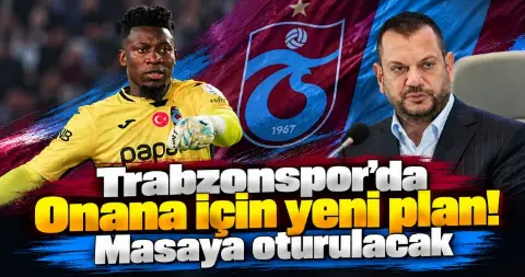 Trabzonspor'da Onana için yeni plan! Masaya oturulacak