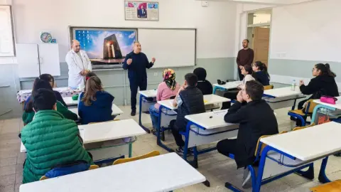 Yozgat Kadışehri’nde Öğrencilere Moral Ziyareti! Nuri Aksoy Gençlerle Buluştu