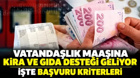 Vatandaşlık Maaşına Kira ve Gıda Desteği Geliyor: İşte Başvuru Kriterleri