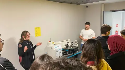 Yozgat’ta Geleceğin Mühendisleri Üniversiteyle Buluştu! Fen Lisesi Öğrencilerinden Teknoloji Ziyareti