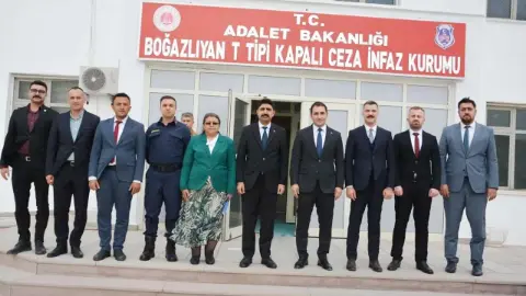 Boğazlıyan’da Cumhuriyet Bayramı Cezaevinde Kutlandı! Başsavcılar ve Kaymakamlar Katıldı