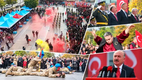 Kumluca'da Cumhuriyet Bayramı Coşkusuyla Kutlandı