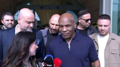 Mike Tyson İstanbul'a geldi
