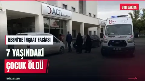 Su dolu çukura düşen 7 yaşındaki çocuk öldü