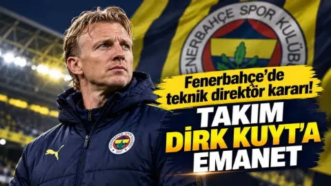 Fenerbahçe'de İsmail Kartal sonrası karar çıktı! Takım Dirk Kuyt'a emanet