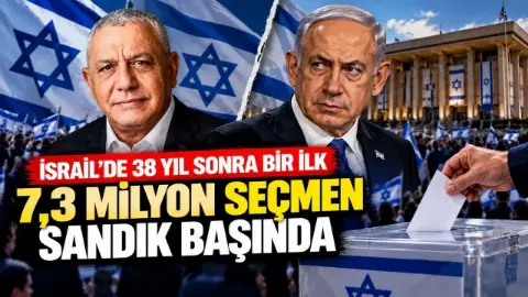 İsrail'de genel seçimler başladı, 7,3 milyon seçmen sandık başında