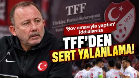 TFF'den Sergen Yalçın için bir açıklama daha