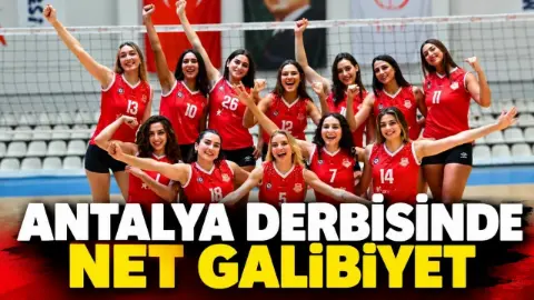 Muratpaşa Belediyespor Kadın Voleybol Takımı Manavgat Belediyespor'u 3-0 Mağlup Etti