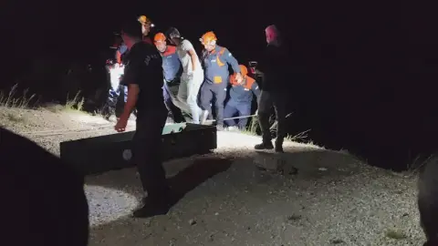 Kayıp olarak aranan çiftin otomobili uçurumda bulundu: 1 ölü, 1 yaralı