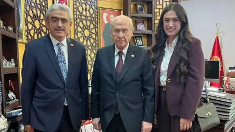 Haluk Alıcık’tan MHP lideri Devlet Bahçeli’ye ziyaret
