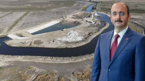 Söke Ovası'nı tuzlu sudan koruyacak 440 milyon TL'lik regülatör inşa ediliyor
